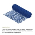 thumbnail image 3 of Unique Bargains 7 Inch Wide 5 Yard Lace Ribbon Floral Pattern Navy Lace Trim Ribbon for Sewing Making, and DIY Crafts, 3 of 5