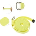 thumbnail image 3 of Unique Bargains 1Pc Women Yoga Stretch Band 98.43 Inch Length Yellow, 3 of 4