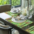 thumbnail image 5 of Tropical Elephants Placemats Set of 6 Rectangle Table Mats Washable Heat-Resistant Place Mat for Kitchen Dining Table Decor Indoor Outdoor, 5 of 6