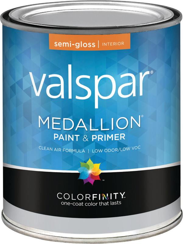 Valspar Brand 1 Quart Custom White Medallion 100 percent Acrylic