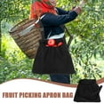 thumbnail image 3 of QIFULL Wear Resistant Garden Apron Fruit Picking Bag with Webbing Strap Practical Outdoor Vegetable Pouch, 3 of 8