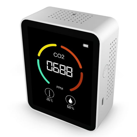 

3 in 1 Carbon Dioxide Detector Air Quality Monitor Temperature Humidity Air Analyzer for CO2 Digital CO2 Meter for Home Office