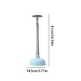 thumbnail image 3 of ACDANC 2026 New Toilet Plunger with Holder Plunger with Unique Holder Plungers for Bathroom with Holder Toilet Plunger Heavy Duty (1Pc),Grey, 3 of 4