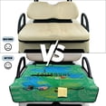 thumbnail image 6 of Xixirimido Golf Cart Seat Cover with 4 Storage Pockets Universal Golf Cart Seat Blanket Towel Fits for EZGO, Yamaha, Club Car Golf Cart Accessories, Golf Bound Course Green, 6 of 7