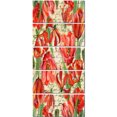 thumbnail image 2 of Design Art - Motif de Fleurs Rouges Sans Coutures, 2 of 3