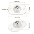 thumbnail image 2 of Uxcell Self Adhesive Caster Wheels (12Pack/ Clear) Mini Swivel Paste Universal Pulley, 2 of 6