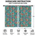 thumbnail image 2 of Pioneer Flower Floral Print Pattern Teens Curtains,Teens Insulated Curtains Set Of 2,Bedroom Essentials,Toddler Room Decor 52"x84", 2 of 5