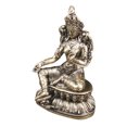 thumbnail image 3 of BRIGHTFUFU Estatua de Buda Retro Verde Tara Buda Decoración Escritorio Figura de Buda Coleccionable, 3 of 8