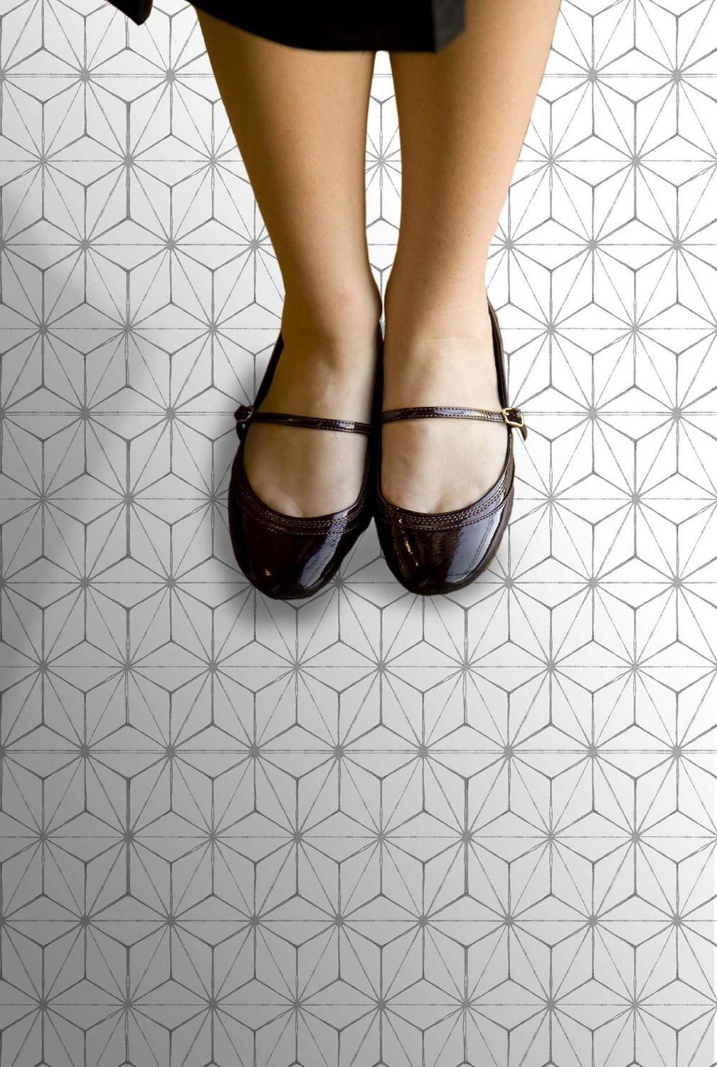 FloorPops Kikko Peel and Stick Floor Tiles Set of 20