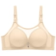 thumbnail image 3 of Sujetador de mujer sin llantas de encaje cómodo transpirable Base antiescape Top ropa interior sólida Fridja nalpqowj8023, 3 of 3