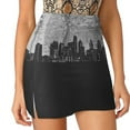 thumbnail image 3 of Philadelphia Skyline Women's skirt With Hide Pocket Tennis Skirt Golf Skirts Badminton Skirts Running skirts Philadelphia, 3 of 7