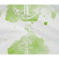 thumbnail image 4 of oneOone Cotton Flex Light Green Fabric Texture & Anchor Hook Watercolor Diy Clothing Quilting Fabric Print Fabric By Yard 40 Inch Wide, 4 of 4