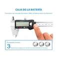 thumbnail image 3 of Calibrador Vernier Digital Pie De Rey Estuche Negro, 3 of 5