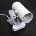 thumbnail image 3 of Soporte De Lámpara E27 Soporte de lámpara de reptil de calefacción UVA + UVB Bombilla con clip Kit de luz para mascotas (Blanco) Tmvgtek Para estrenar, 3 of 9