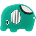 thumbnail image 1 of HUGFEGWE Éléphant Vert Formes d'Animaux Mignons Raquette de Tennis Amortisseur de Vibrations en Silicone Doux Amortisseur de Raquettes de Tennis en Forme de Dessin Animé Amortisseurs de Chocs Raquette de Tennis pour Racquetball CA919-82646, 1 of 9
