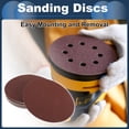 thumbnail image 2 of Unique Bargains Sanding Discs, 9" 60 Grit Automotive Repair Round Hook and Loop Sandpaper Aluminum Oxide, Paper Base Red, 30 Pcs, 2 of 7