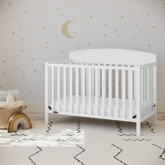 Graco Benton 5-in-1 Convertible Baby Crib, White