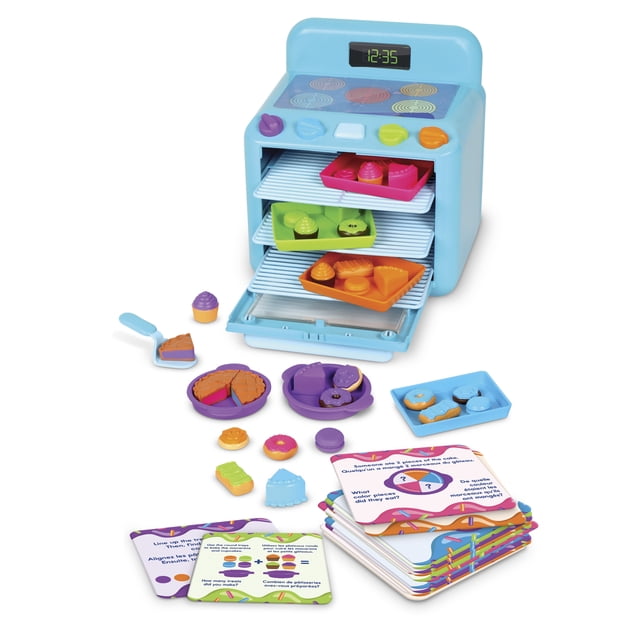 Learning Resources Four Mini de Tri des Friandises Jeu d'Imitation Alimentaire Cuisine d'Enfant Âges 3 ans et Plus