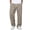 Z61 Gray, variant on Summer Pants for Men Drawstring Casual Straight Leg Cotton Pants Textured Relaxed Fit Lightweight Breathable Travel Vacation Boho Clothes with Pockets Khaki,M