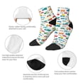 thumbnail image 5 of Pofeuu Cute Transport Print 30cm Socks, Adult Running Hiking Socks for Youth and Adult, 5 of 7