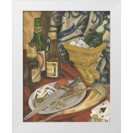 Goldberger Jennifer 20x24 White Modern Wood Framed Museum Art Print Titled - Beer Indulgences II
