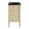 thumbnail image 3 of Modway Elysian 30" Wood Bathroom Vanity in Black Burl, 3 of 10