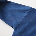 thumbnail image 6 of Qudderr Kids Toddler Denim Shirt for Boys 2-8 Years Spring Fall Button Jeans Shirts Baby Long Sleeve Blouse Tops Cotton Dress Shirt, 6 of 9