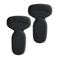 thumbnail image 4 of 2 Pieces T Shape Heel Cushion Pads, Foot Heel Protectors ,Prevent Blisters, Antiwear ,Easy to Use High Heel Pads Heel Grips Liner for Heel Pains--Black, 4 of 8