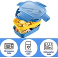 thumbnail image 2 of Box Adult Lunch Box,3 Stackable Bento Lunch Containers for Adults/Kids, Modern Minimalist Design Bento Box, 2 of 7