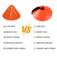 thumbnail image 2 of Soccer Cones Agility Sports Cones with Carry Bag and Buckle for Sports Training Football Basketball Coaching Practice Equipment Orange Set of 50, 2 of 9