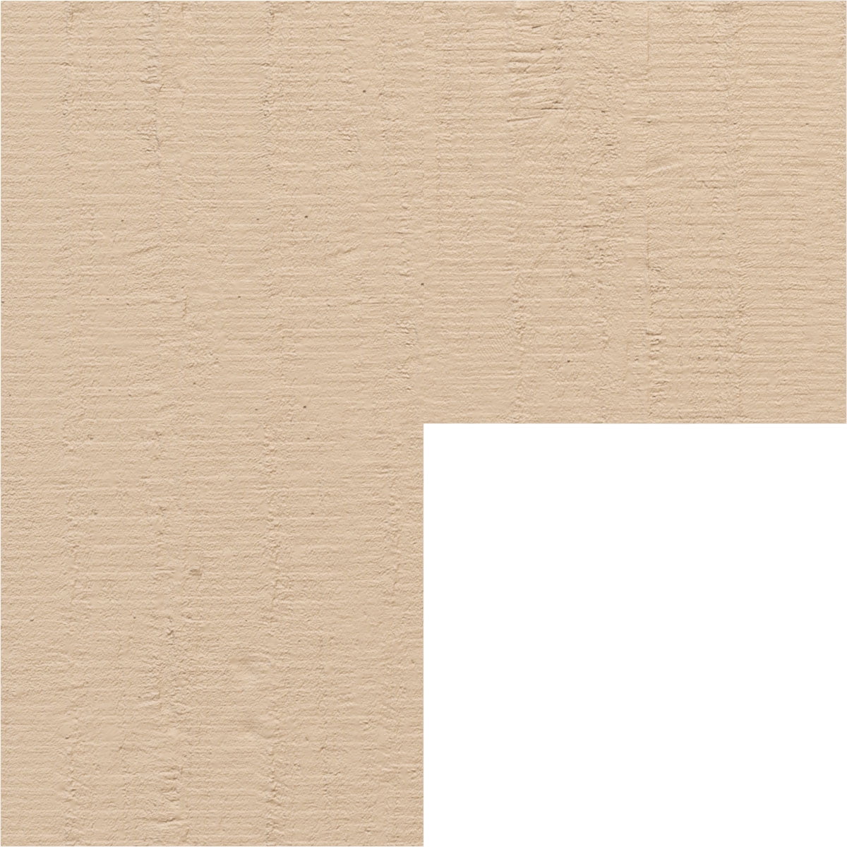 2"W x 10"D x 10"H Thin Chapel Hill Rough Cedar Woodgrain TimberThane Corbel, Primed Tan