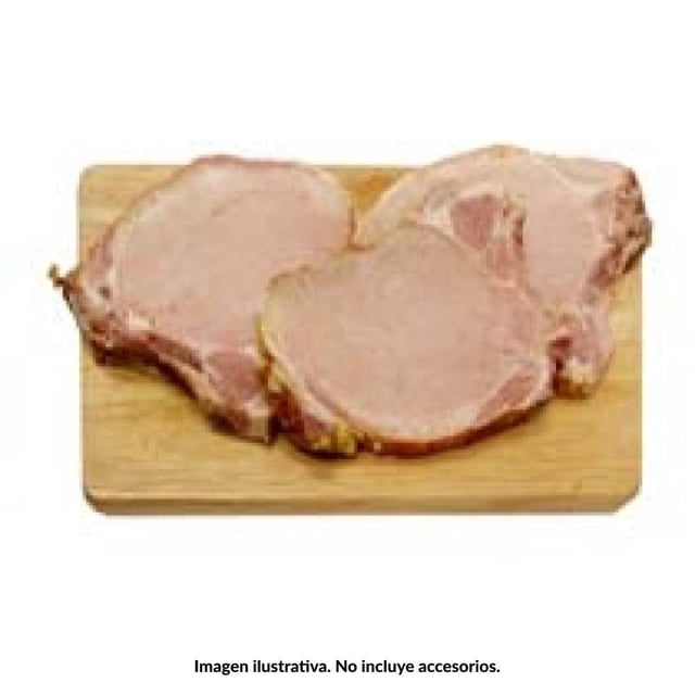 Chuleta de cerdo adobada por kg peso aprox por charola 700 g