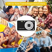 Digital Camera, 2.7 Inches Screen 56MP 4K HD Video Output 20X Zoom Built in Flash Anti Shake, Kids Camera for Teens Students Boys Girls