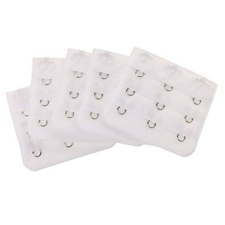 

Dido 5Pcs Bra Extenders Underwear Strap Clasp Extension 3 Rows 3 Hooks Ladies Bra Adjustable Belt Buckle