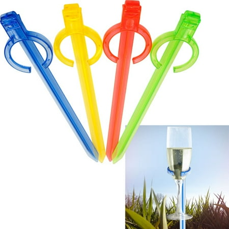 Picnic Wine Glass Holders by Trademark Home, Set of 4