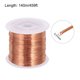 thumbnail image 2 of Hilo magnético de 0.31 mm 459 pies de alambre de cobre esmaltado alambre de bobinado magnético bobina 100 g 155C para transformadores inductor, 2 of 6