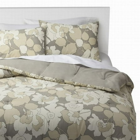 room essentials twin xl gray tan floral reversible room essentials twin xl gray tan floral reversible