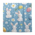 thumbnail image 2 of Yayeee Shower Curtain with Hooks 72"x72" Waterproof Fabric Bathroom Hanging Decor, Cartoon Easter Bunnies, 2 of 5