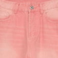 thumbnail image 4 of LODIENY Men Wide Leg Baggy Jeans Y2k Casual Loose Fit Washed Denim Pants Streetwear Work Office Hip Hop Vintage 2000s Jean Trousers with Pockets Pink XS, 4 of 5