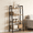 Brown-Labber Shape, variant on Atilioo 5 Tier Corner Bookshelf, 65 inch L Shaped Bookcase with 10 Open Tall Display Shelves & Hooks, Wood Book Shelf Storage for Living Room Home Office, Brown