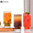 thumbnail image 5 of Juego de 12 Vasos de Cristal Bluelander, 11 Oz (350 ml), Diseño Lineas, 5 of 5
