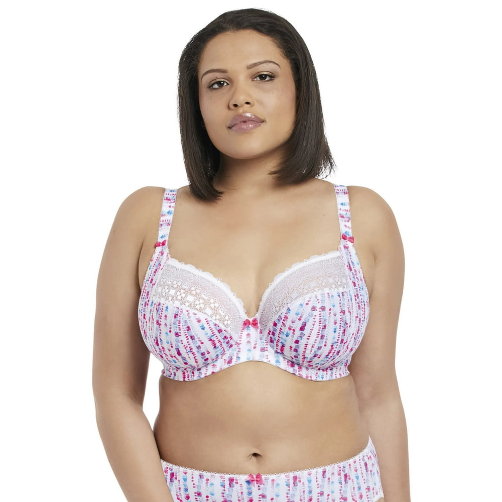 Elomi Elomi Womens Kim Banded Stretch Underwire Plunge Bra, 40DD