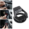 thumbnail image 4 of Almencla Auto Car Ignition Switch Protective Cover High Performance Easy Install Carbon Carbon Fiber Pattern, 4 of 8