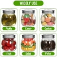 thumbnail image 4 of Mason Jar with Regular Lid , 300 ml Glass Canning Jars for Canning, Meal Prep, Candies, DIY Projects, Wedding Party Favors (5PCS,300ML), 4 of 6