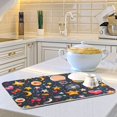 thumbnail image 6 of Yayeee Dish Drying Mat for Kitchen Counter Ultra Absorbent Easy Clean Pad 18x16", Small Space Pattern, 6 of 7