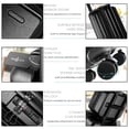 thumbnail image 4 of Equipaje TRAVELARIM Carry On de 22 pulgadas con ruedas expandibles negras, 4 of 9