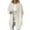 White, variant on Bmisegm Women Solid Knitted Jacket Slim Design Loose Casual Slim Woolen Jacket Womens Coats White One Size