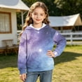 thumbnail image 4 of Enjoytime Hoodies for Girls Printed Long Sleeve Pullover Sweatshirt Fall Winter Warm Casual Kids Clothes with Pocket, 4 of 7