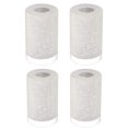 thumbnail image 1 of Fundas de vidrio para pantallas de lámpara Eidonta, lino blanco, paquete de 4, 1 of 7