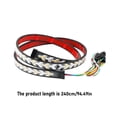 thumbnail image 2 of 8 Ft Sequential LED Truck Tailgate Light Bar with Red Brake and Amber Signal for Improved Communication on Highways, Multicolor, 2 of 3
